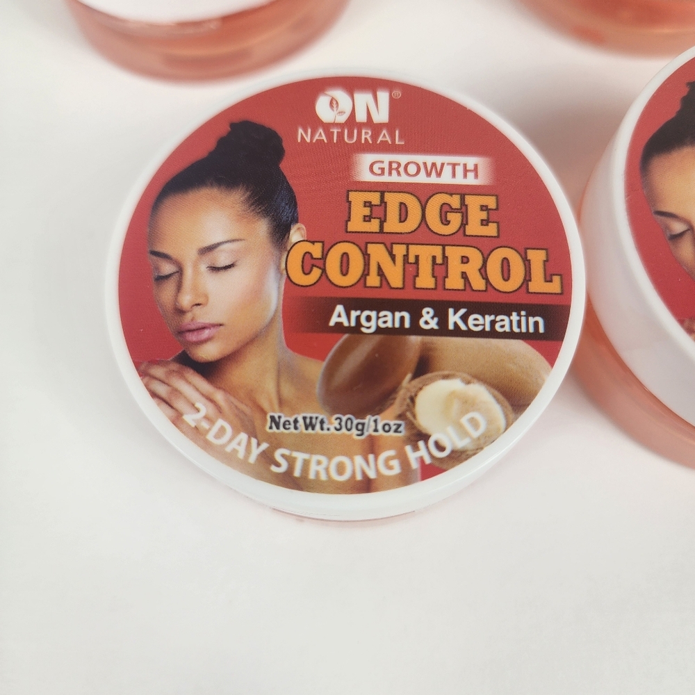 4 Pack Bundle Argan & Keratin  Edge Control Hair Gel - Picture 5 of 5